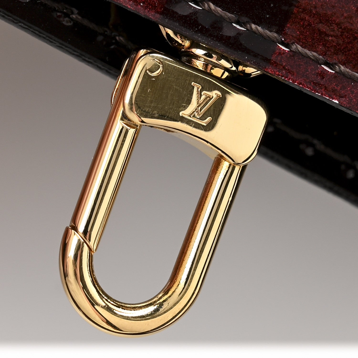 Louis Vuitton Vernis Rayures Wilshire PM  Amarante 10 of 11