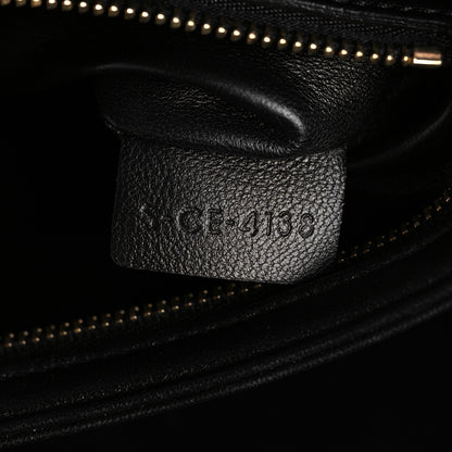 Celine Shiny Calfskin Medium Triomphe Black 7 of 10