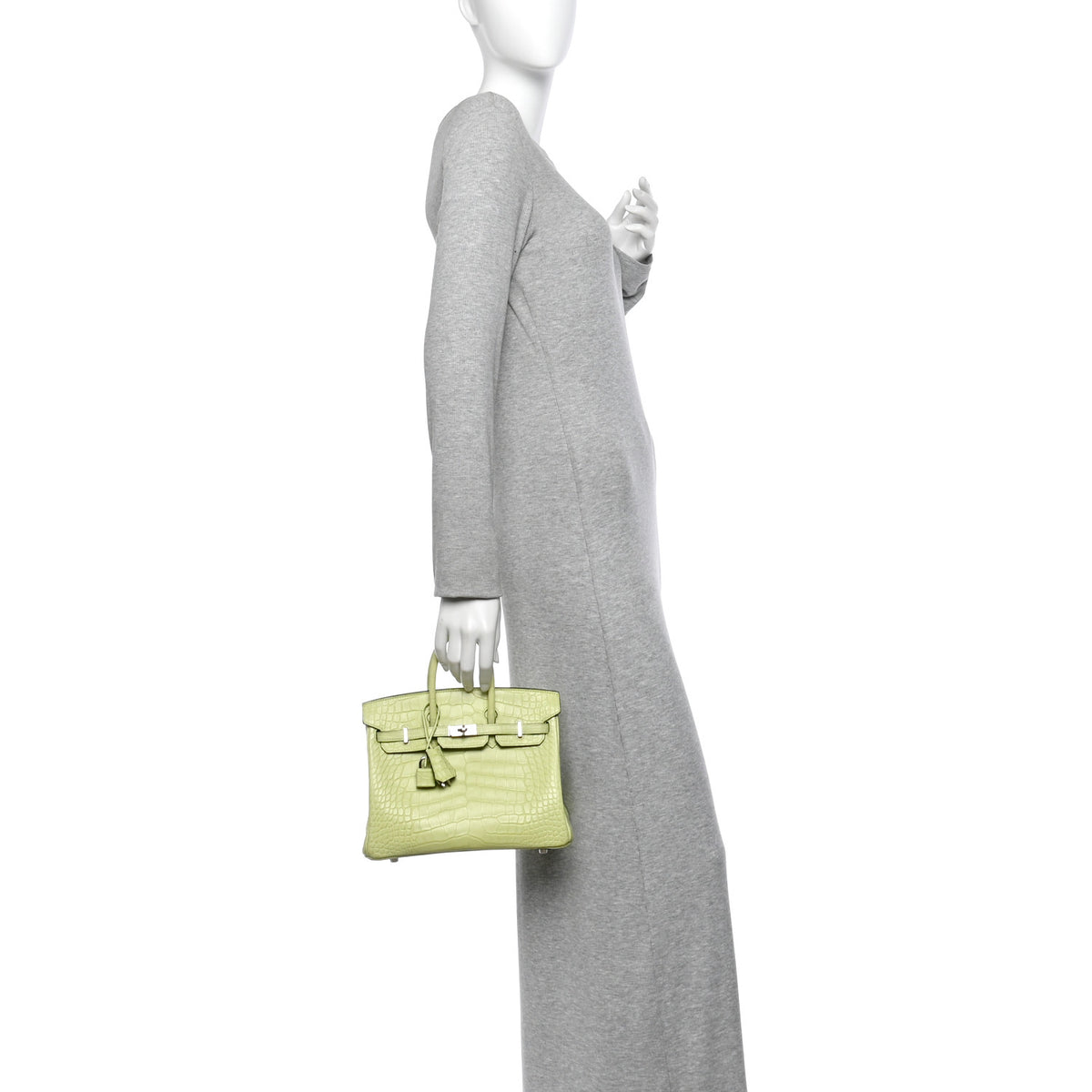 Matte Alligator Birkin 25 Jaune Bourgeon