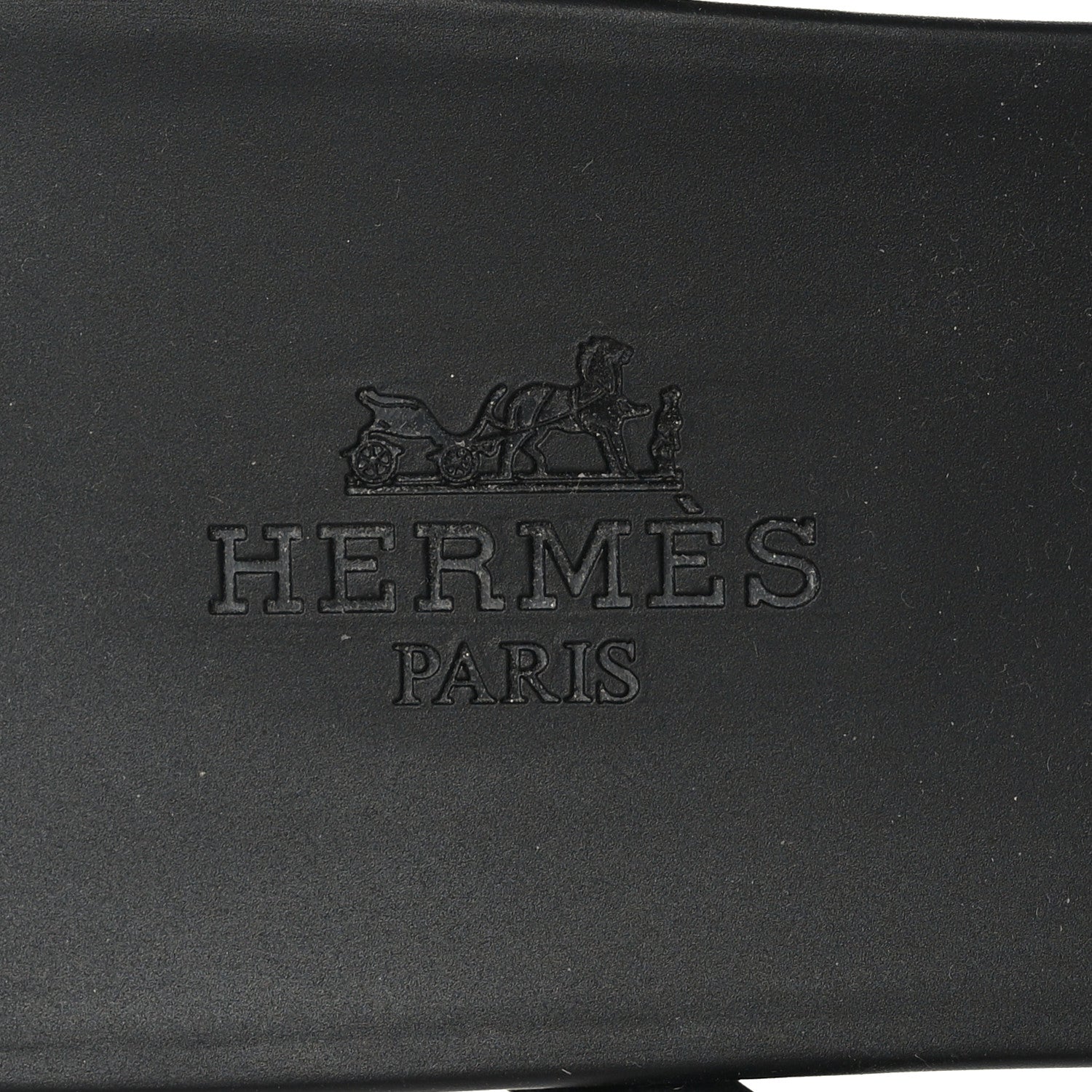 Hermes Rubber Womens Egerie Sandals 39 Black 6 of 8