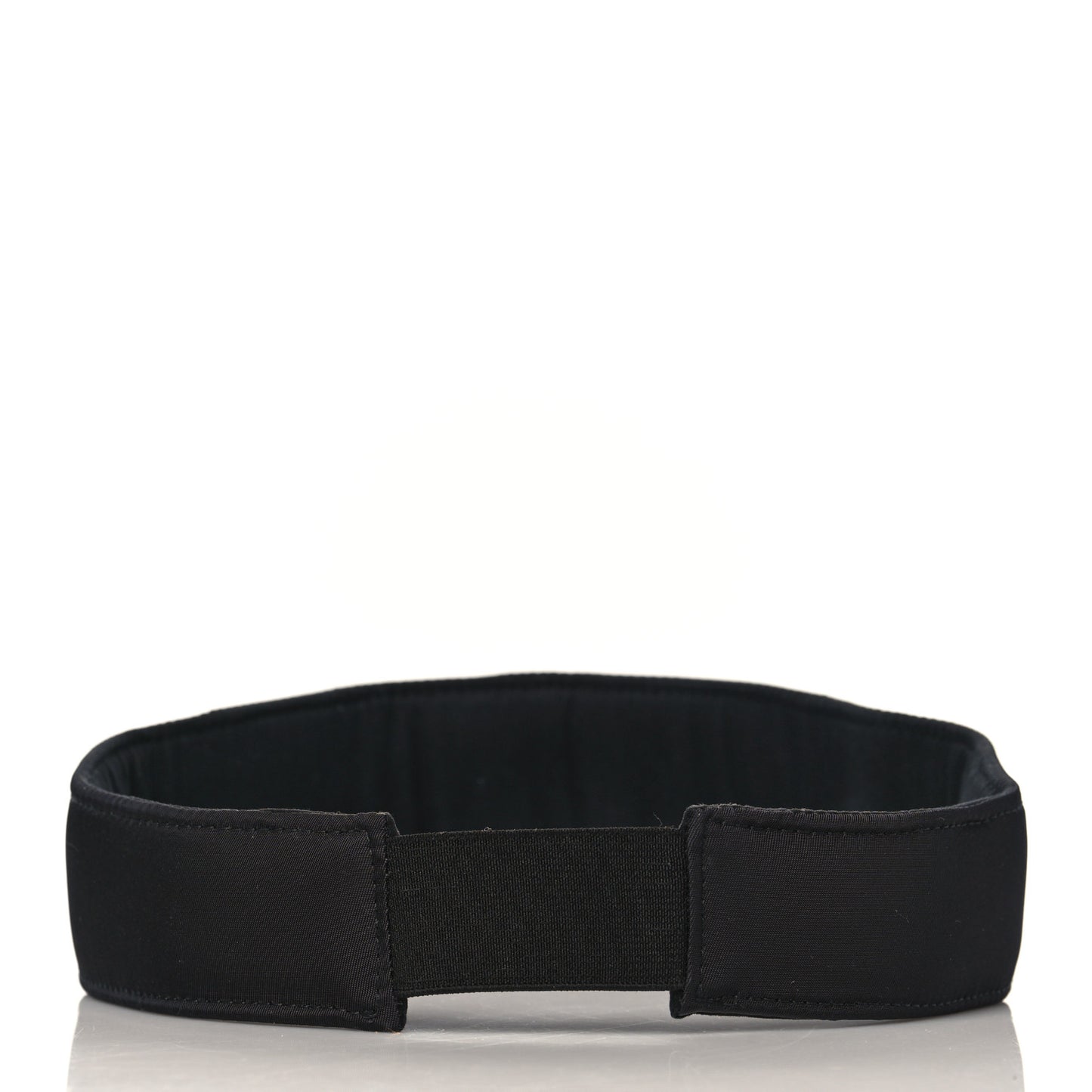 Nylon Metal Triangle Logo Visor L Black
