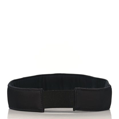 Prada Nylon Metal Triangle Logo Visor L Black 3 of 7