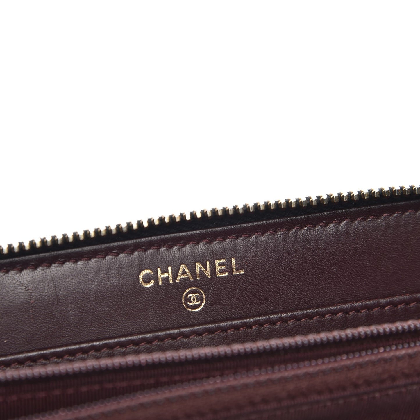 Caviar Quilted Large Gusset Zip Around Wallet Black