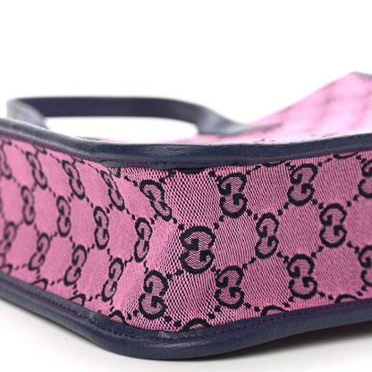 Gucci Monogram Multicolor Small Retro Interlocking G Childrens Tote Pink Blue 9 of 10