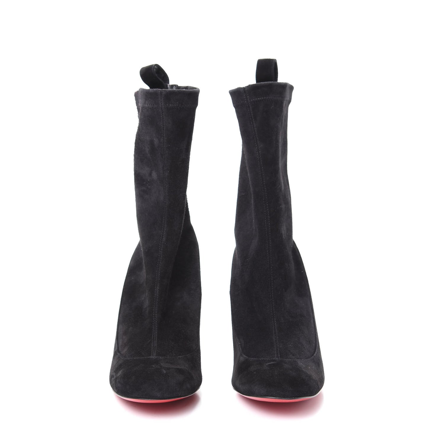 Veau Velours Stretch Gena 85 Bootie 35 Black