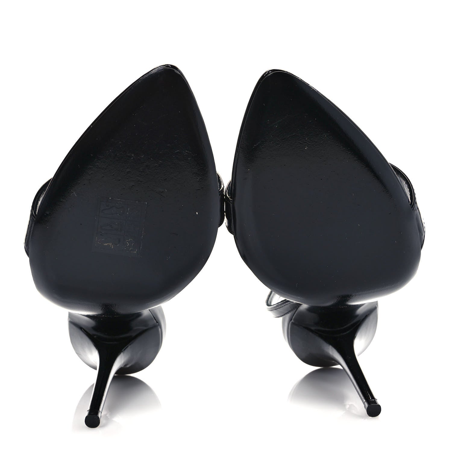 Saint Laurent Vernice Crystal Gippy 110 Sandals 35 Black 5 of 8