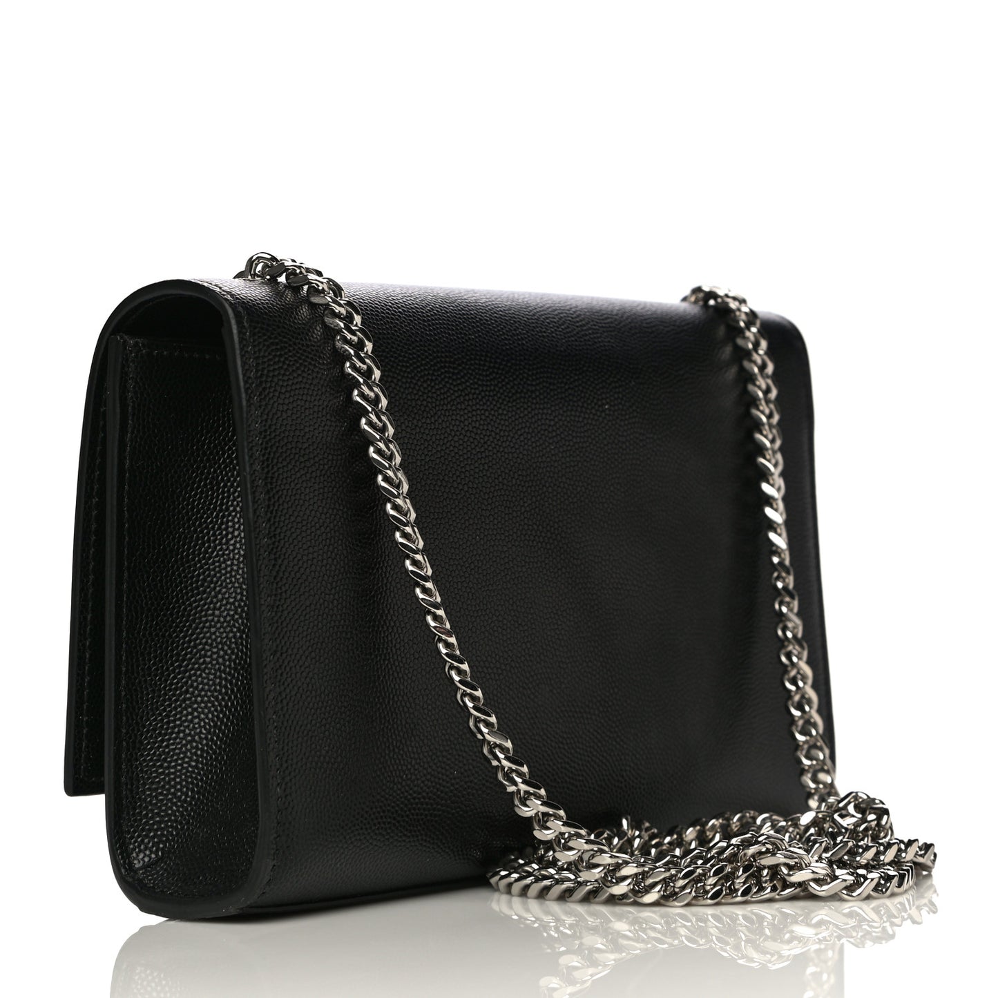 Grain De Poudre Small Monogram Kate Satchel Black