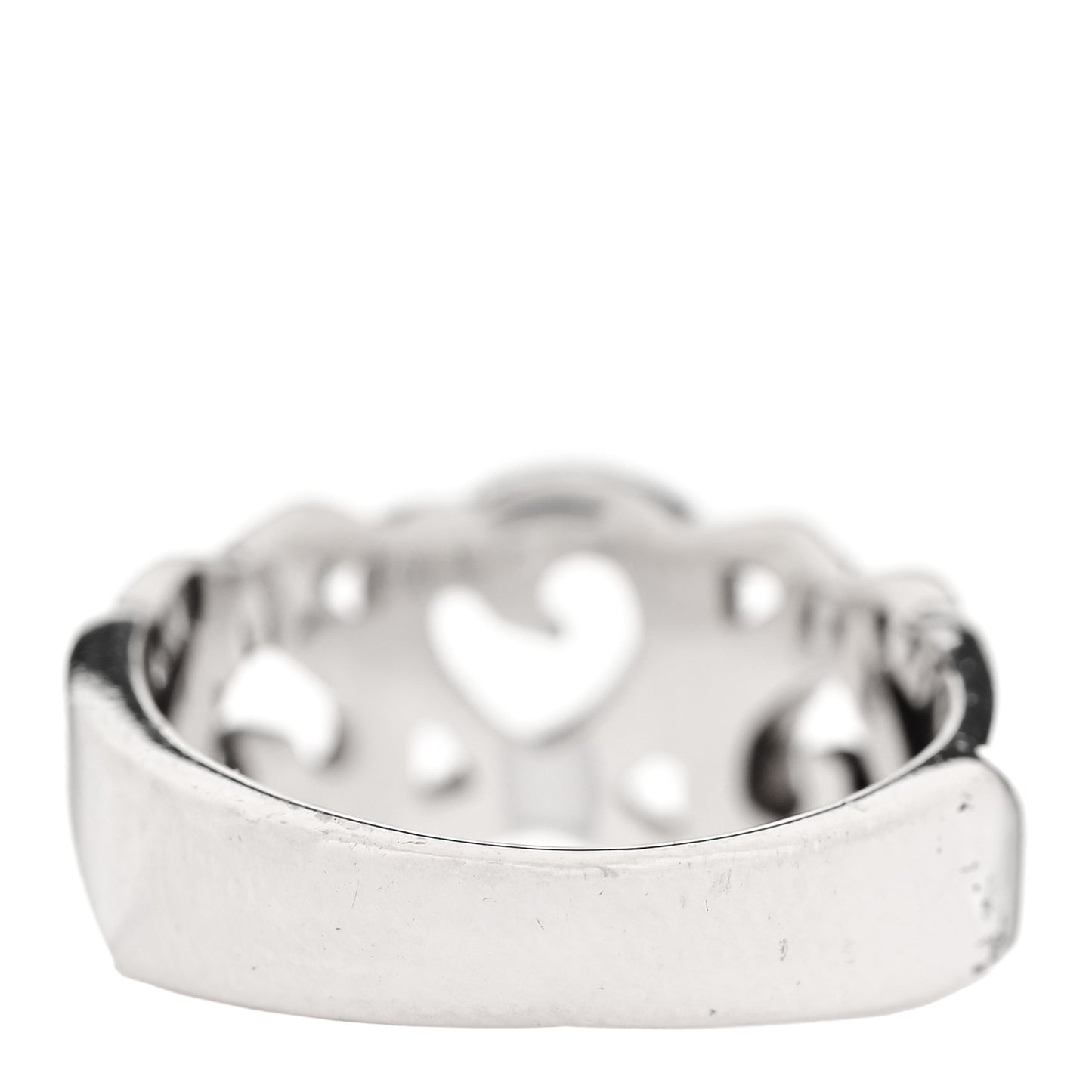 Sterling Silver Paloma Picasso Loving Heart Band Ring 50 5.25