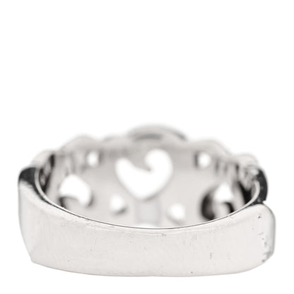 Tiffany Sterling Silver Paloma Picasso Loving Heart Band Ring 50 5.25 3 of 5