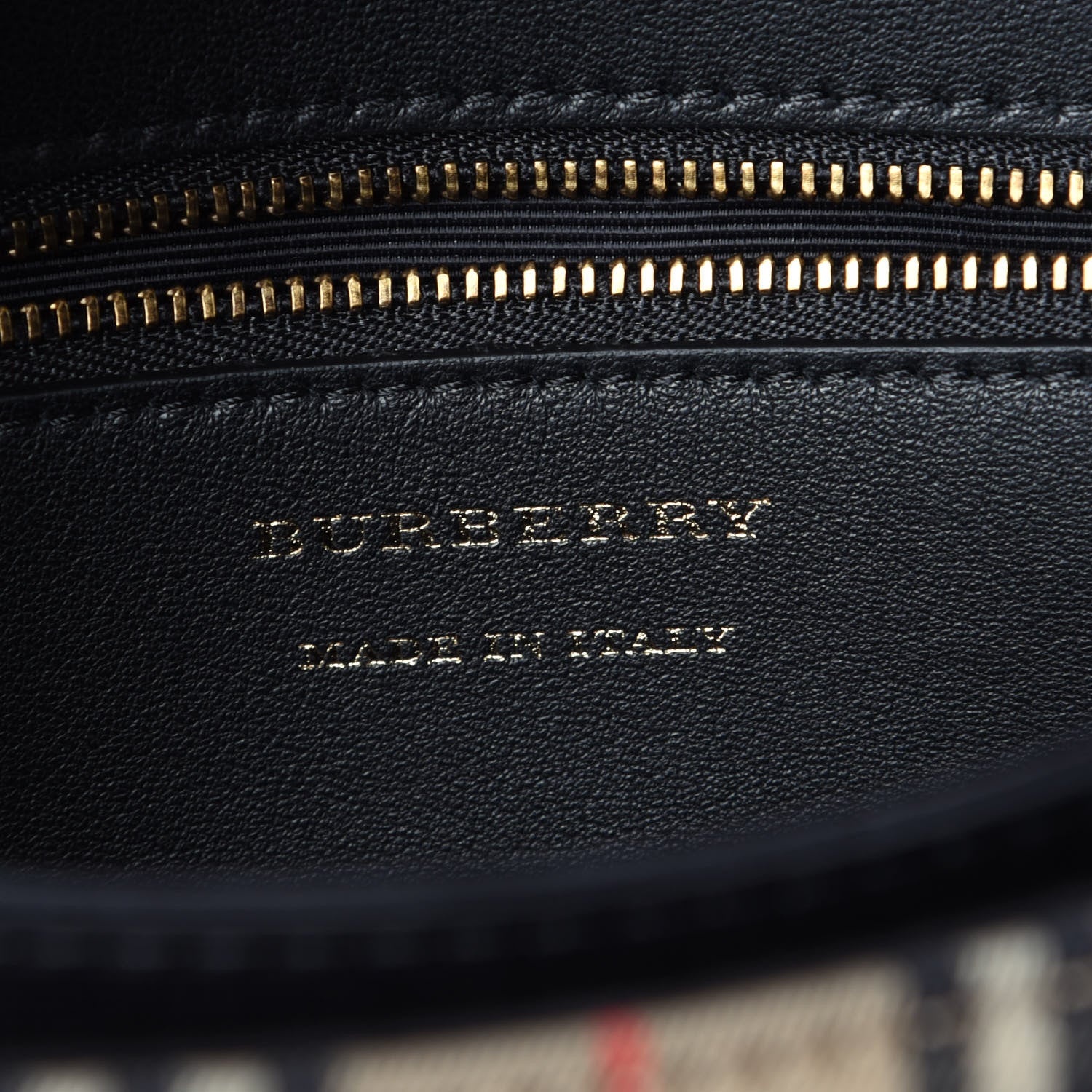 Burberry Smooth Calfskin 1983 Knight Check Link Shoulder Bag Black 6 of 9