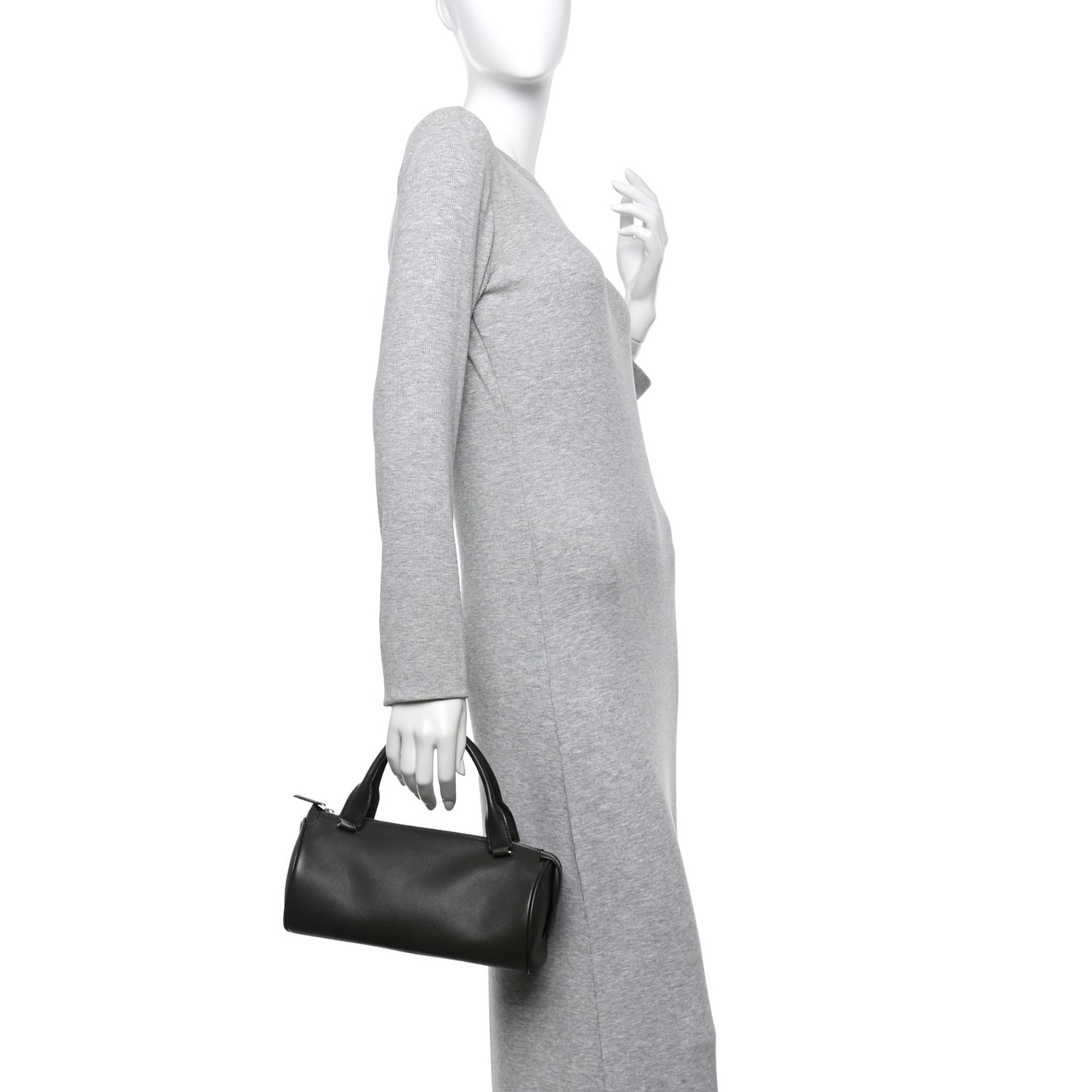 Grained Saddle Calfskin Edith Bag Elephant