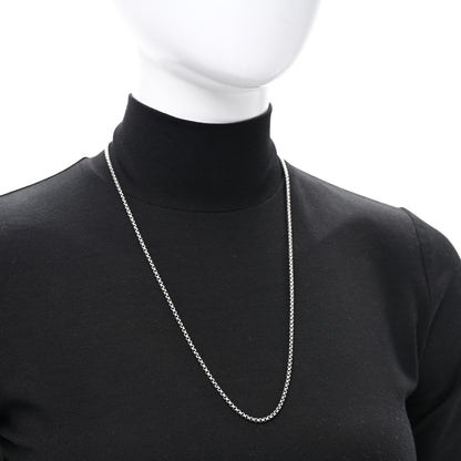 David Yurman Sterling Silver 2.5mm Box Chain Necklace 26" 2 of 4