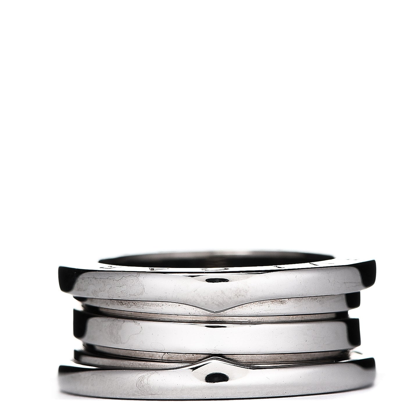 18K White Gold B.Zero1 Three-Band Ring 50 5.25