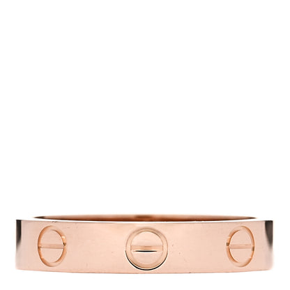 Cartier 18K Pink Gold 3.5mm LOVE Wedding Band Ring 52 6 1 of 5