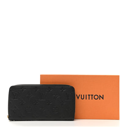 Louis Vuitton Empreinte Zippy Wallet Black 11 of 11