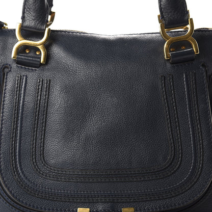 Chloe Calfskin Medium Marcie Satchel Navy 12 of 12