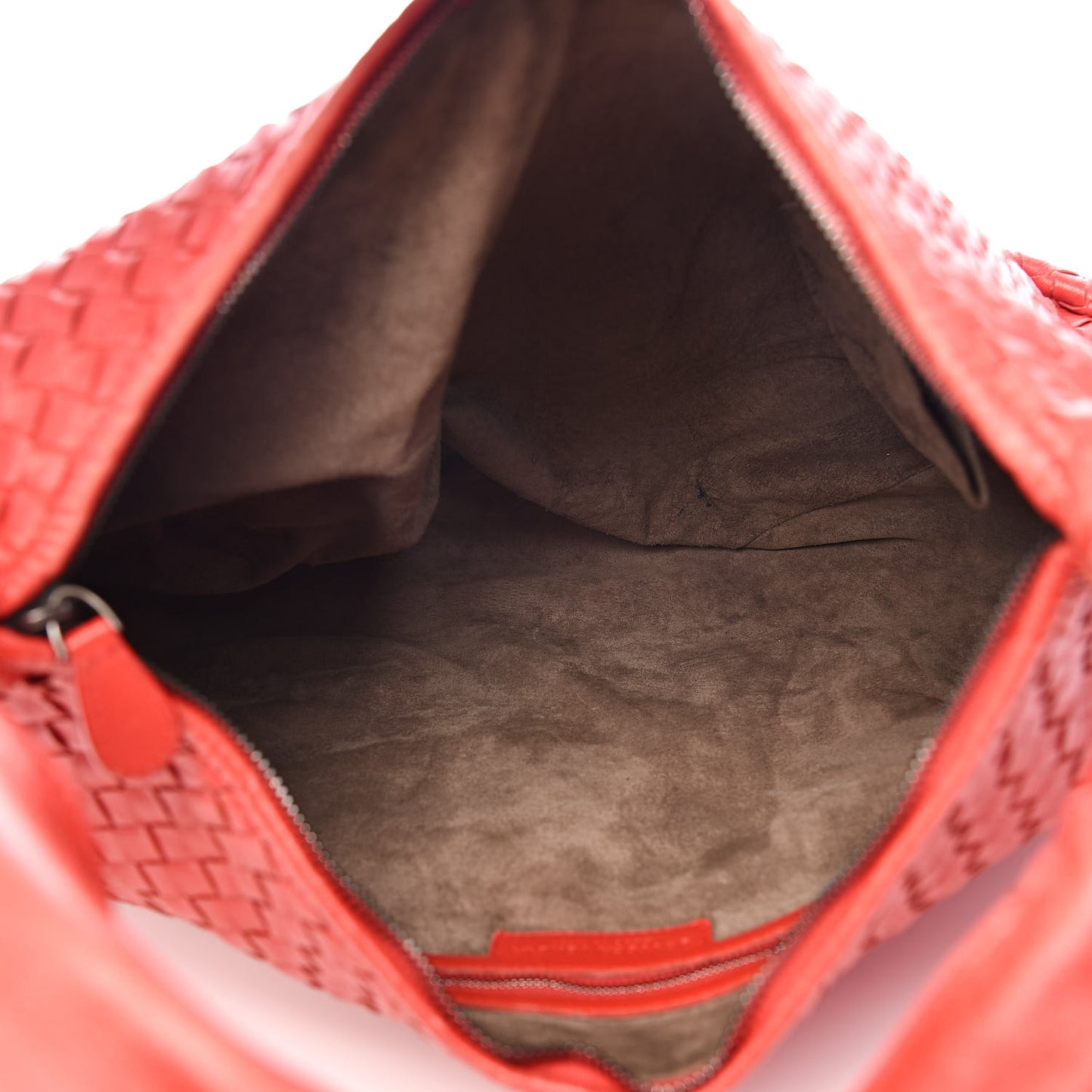 Nappa Intrecciato Large Belly Veneta Hobo Flame