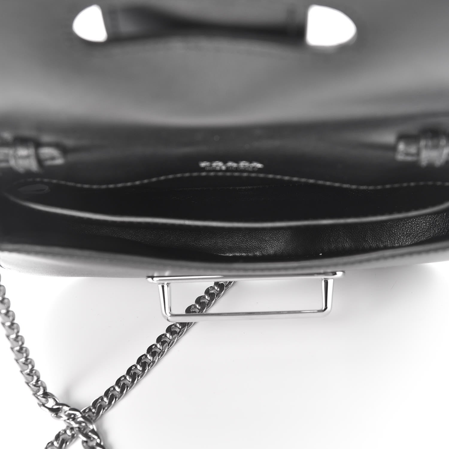 Prada City Calfskin Sidonie Convertible Chain Bag Black 5 of 10