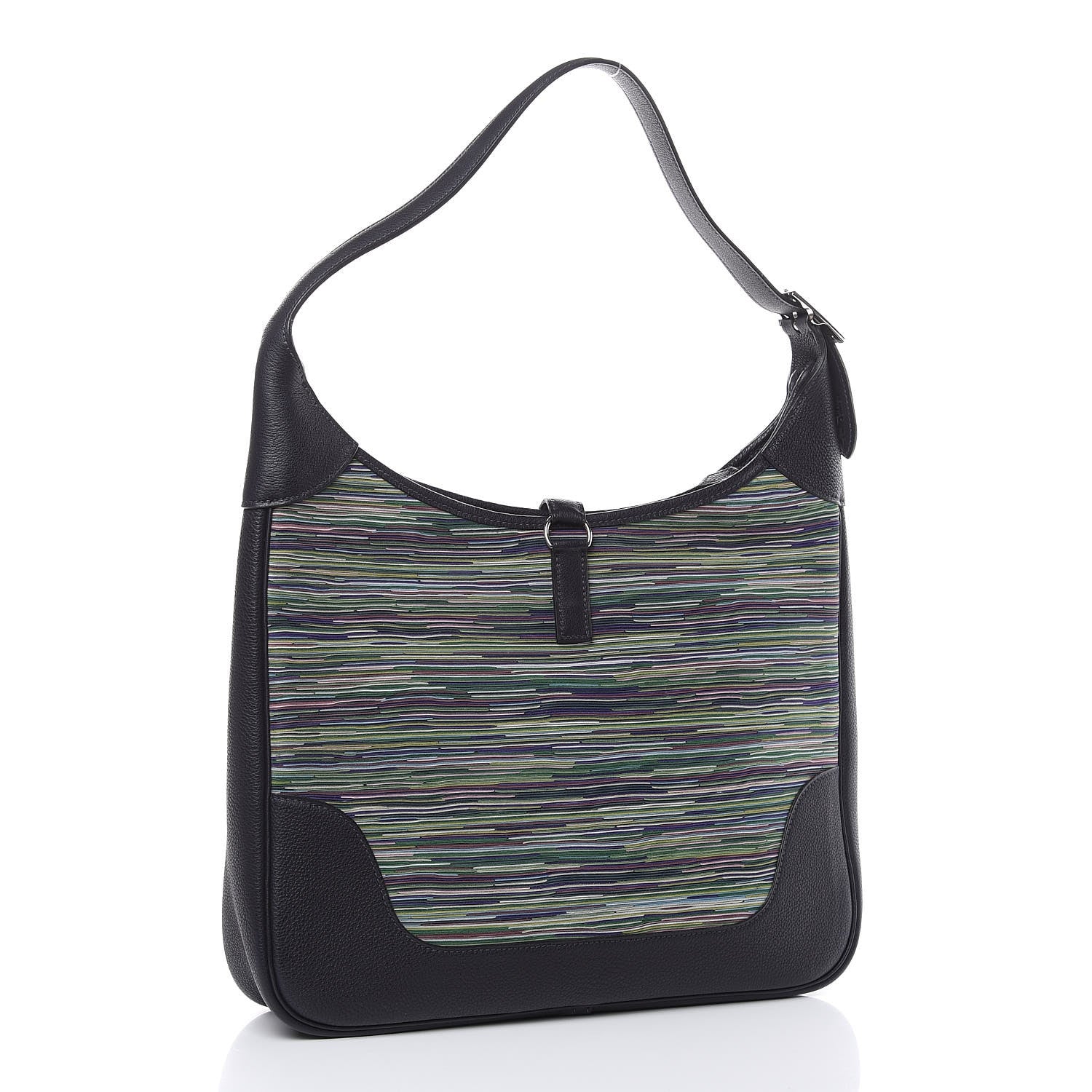 Hermes Togo Vibrato Trim II 35 Shoulder Bag Bleu Marine 3 of 11