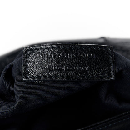 Saint Laurent Crinkled Calfskin Matelasse Monogram Large Niki Chain Satchel Black 8 of 11