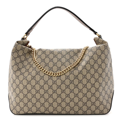 Gucci GG Supreme Monogram Large Linea A Hobo Light Brown 1 of 11