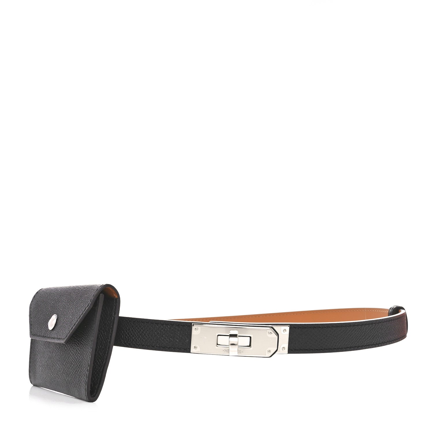 Hermes Epsom Kelly Pocket Belt Black 1 of 6