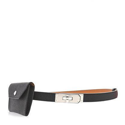 Hermes Epsom Kelly Pocket Belt Black 1 of 6
