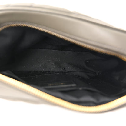 Saint Laurent Calfskin Matelasse Monogram Lou Camera Bag Dusty Grey 5 of 12
