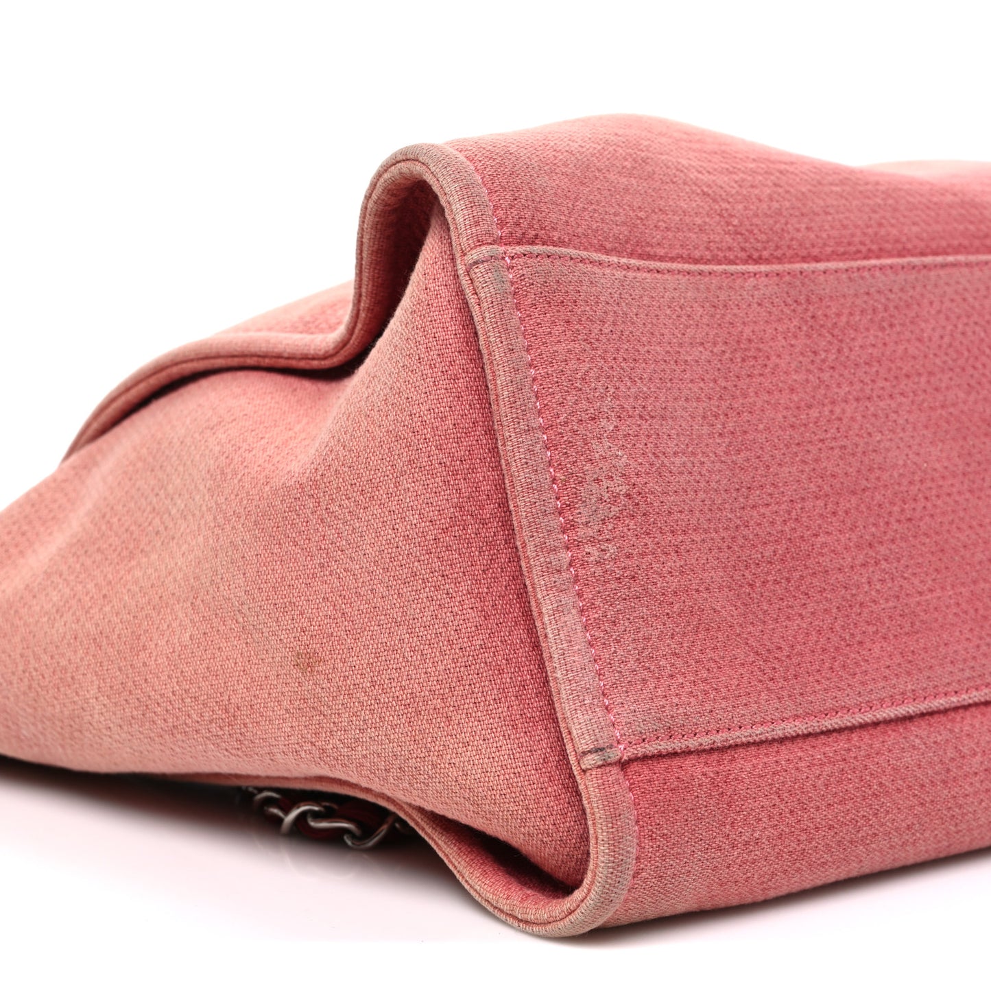 Canvas Large Deauville Tote Red