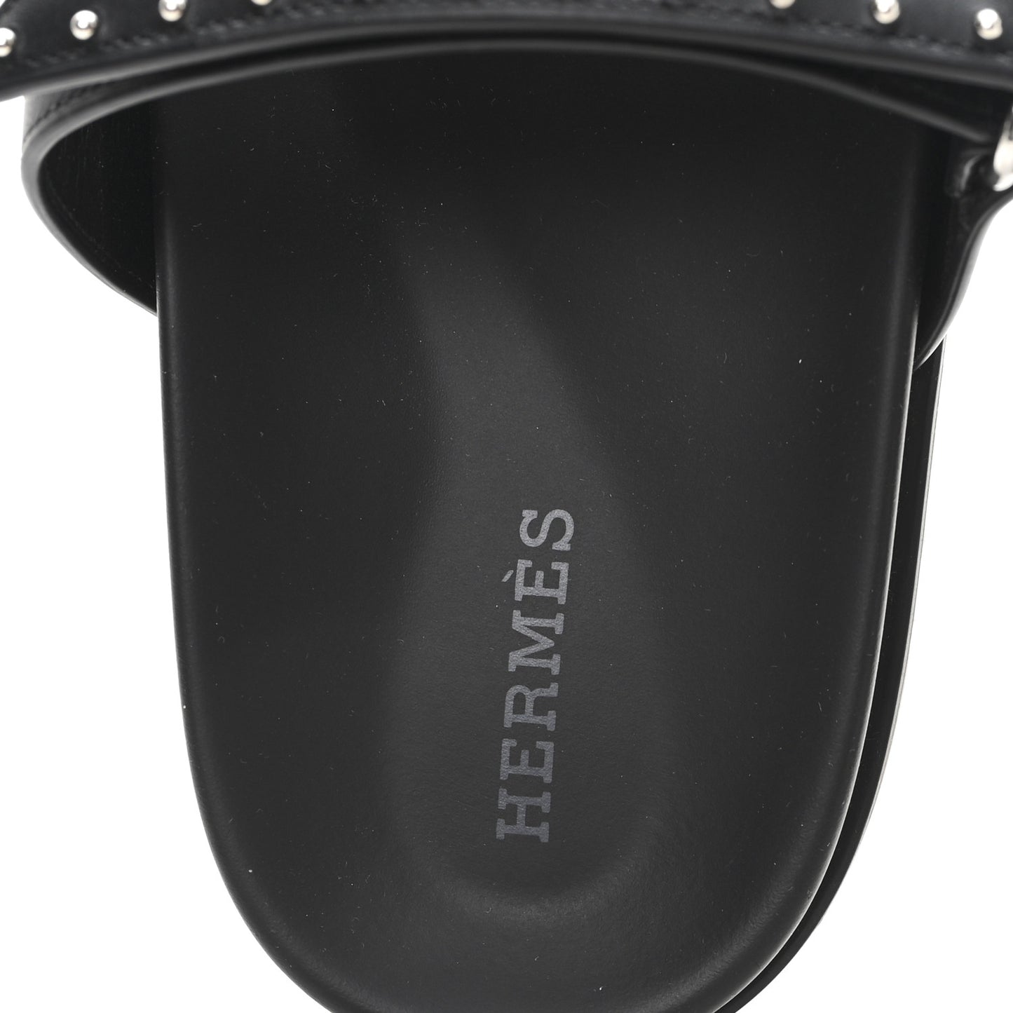 Calfskin Medor Studded Womens Chypre Sandals 37 Black
