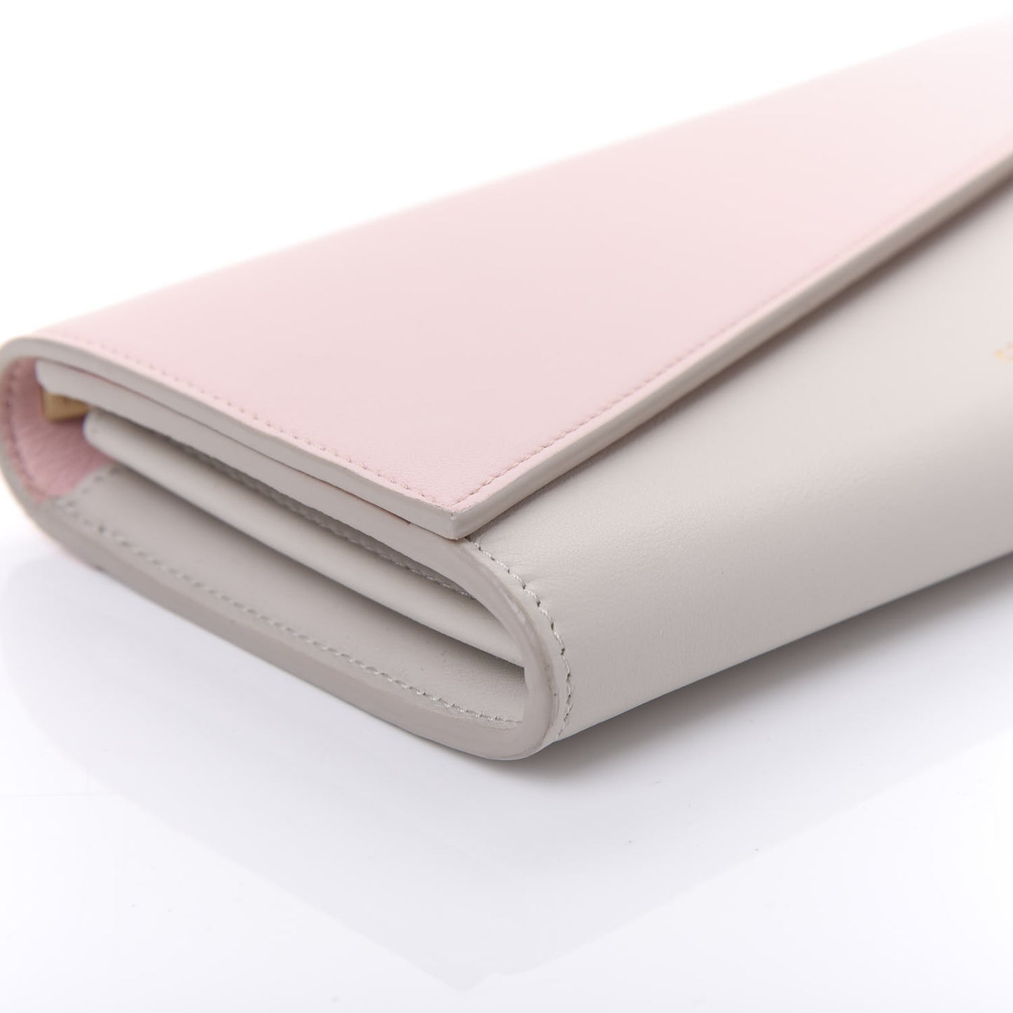Lambskin Large Diagonal Multifunction Flap Wallet Pink Desert