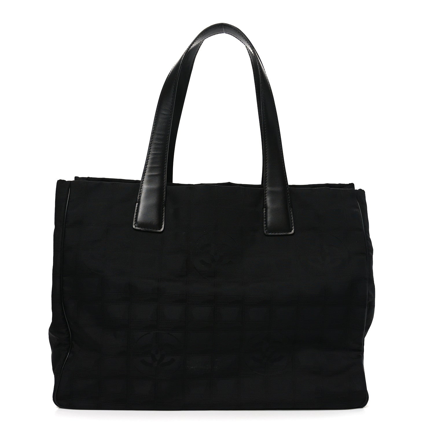Chanel Nylon Large Travel Tote Black 1 of 10