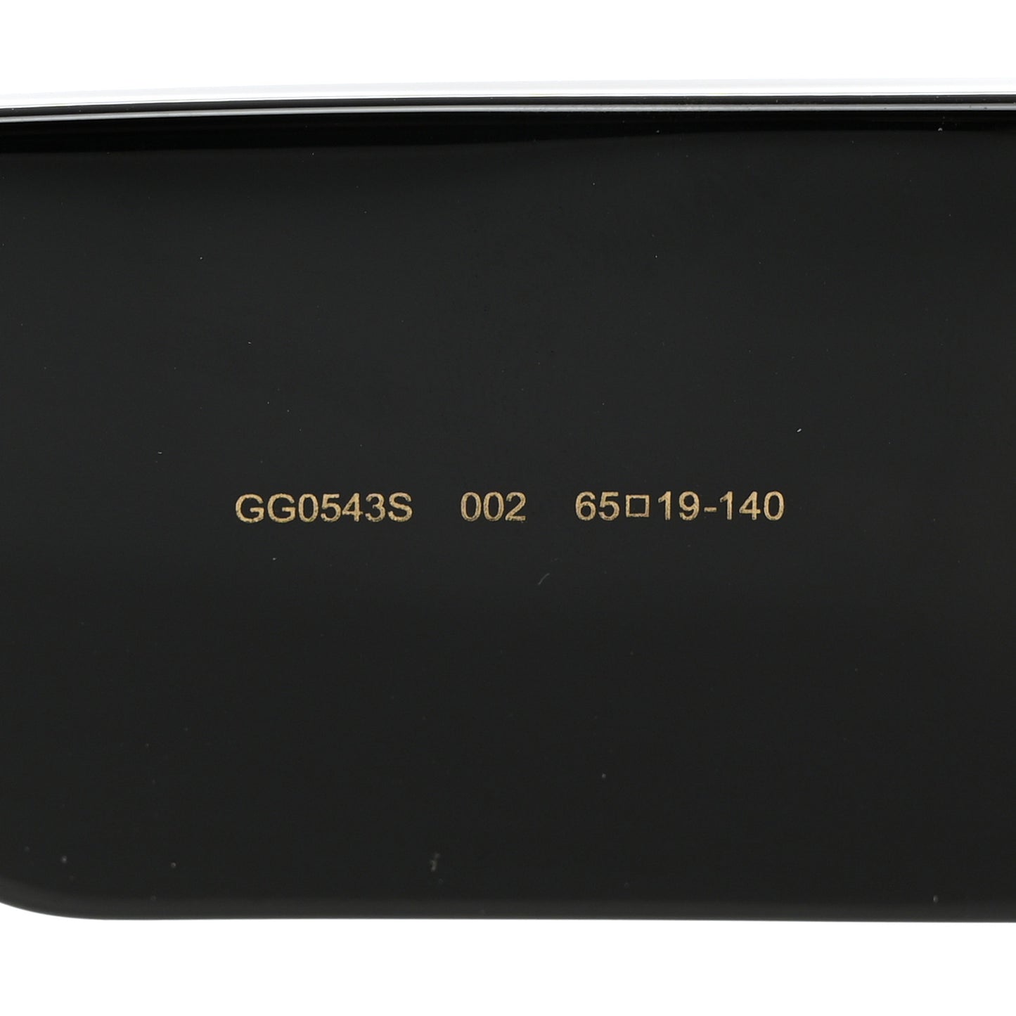 Acetate Rectangular Flap GG0543S Sunglasses White Black