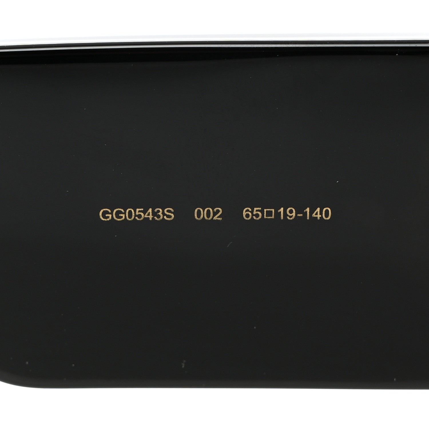 Gucci Acetate Rectangular Flap GG0543S Sunglasses White Black 5 of 8