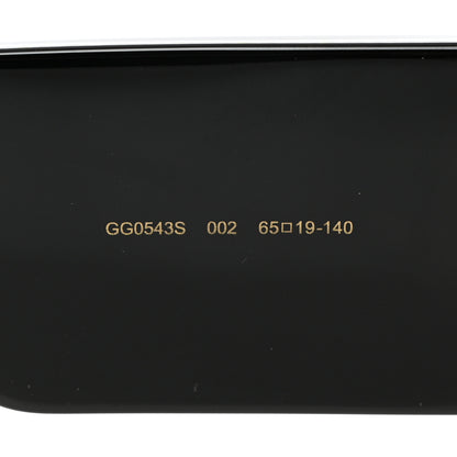 Gucci Acetate Rectangular Flap GG0543S Sunglasses White Black 5 of 8