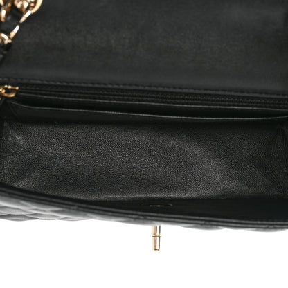 Chanel Lambskin Quilted Mini Coco Charms Rectangular Flap Black 5 of 14