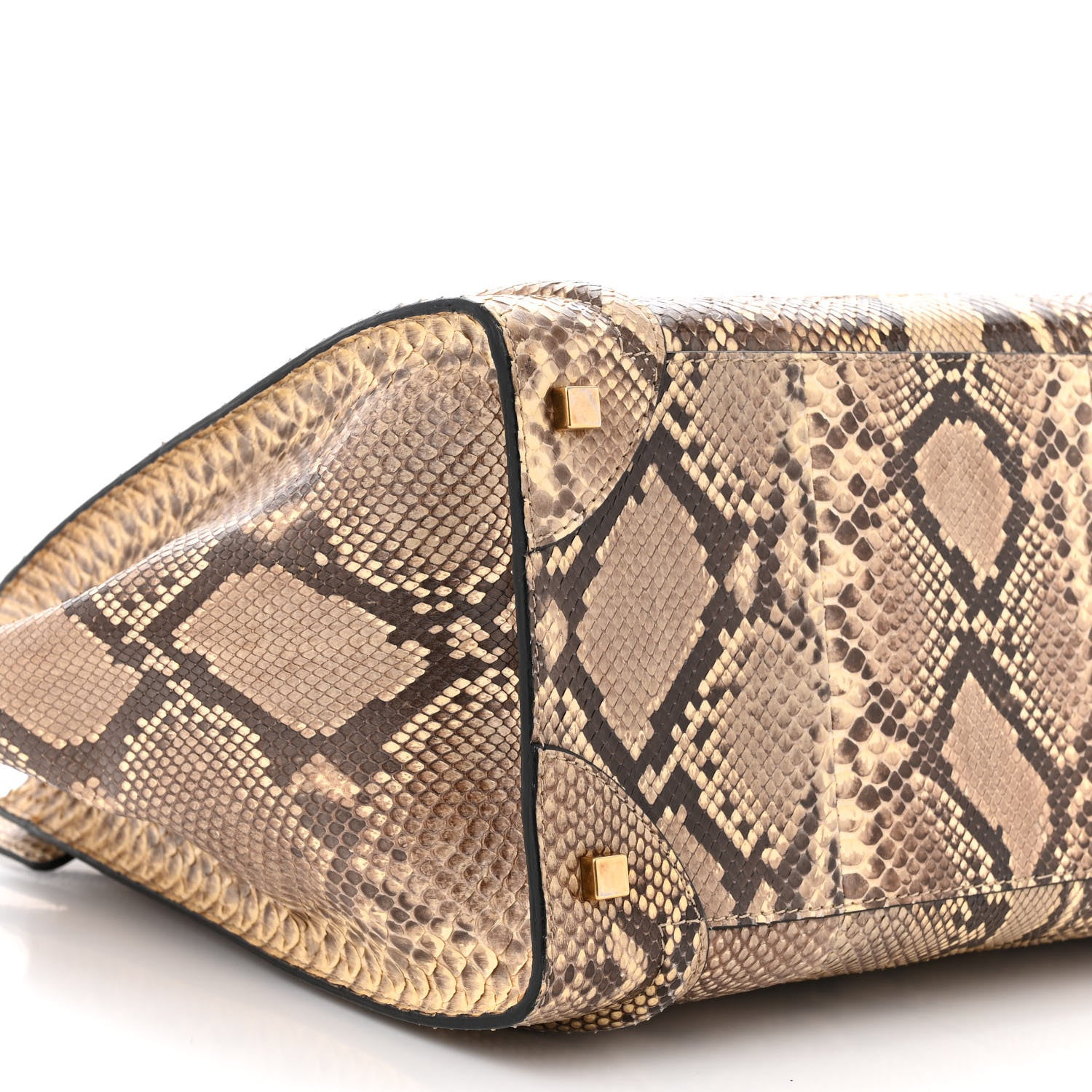 Celine Snakeskin Mini Luggage Beige 9 of 10