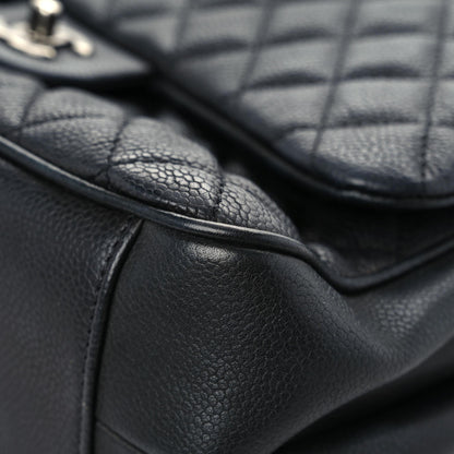 Chanel Caviar Quilted Medium Rock In Rome Single Flap Black 9 of 21