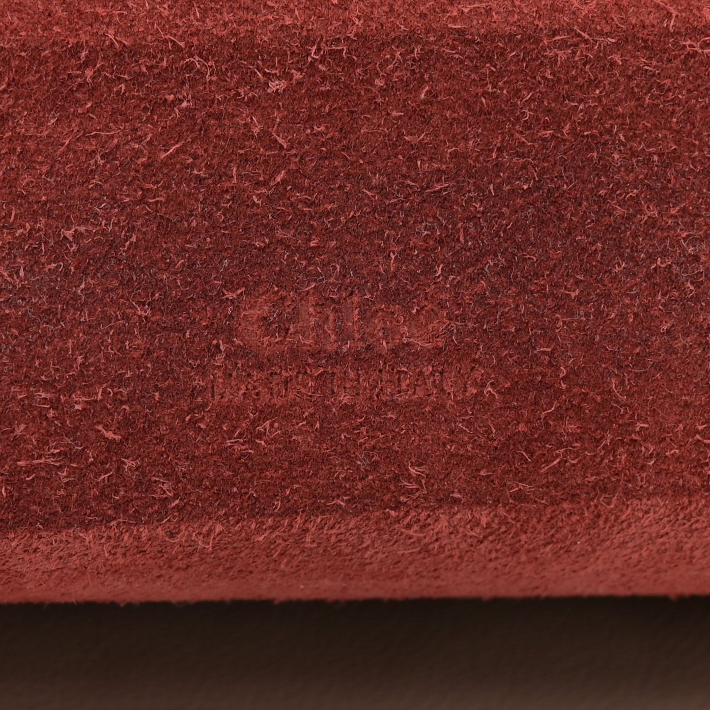 Calfskin Crocodile Embossed Aby Chain Shoulder Bag Pink Red