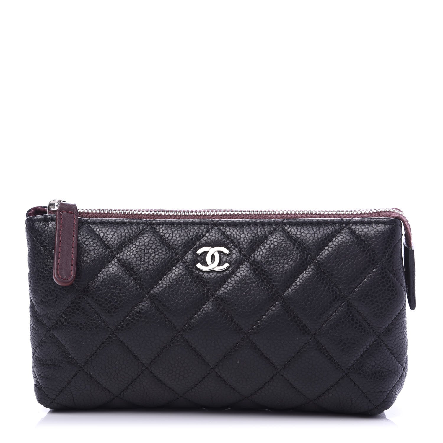 Chanel Caviar Quilted Small Cosmetic Case Black 1 of 11