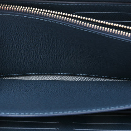 Louis Vuitton Taiga Zippy XL Wallet Blue Red 6 of 11