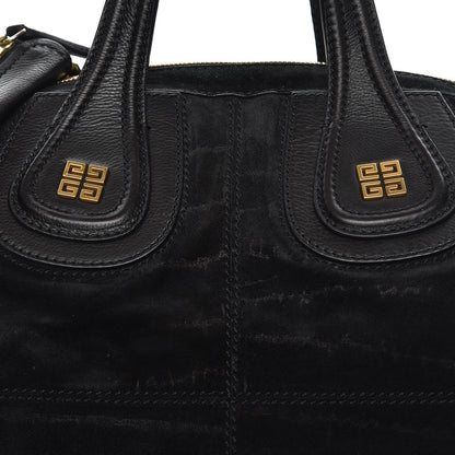 Givenchy Textured Calfskin Suede Medium Nightingale Black 8 of 9
