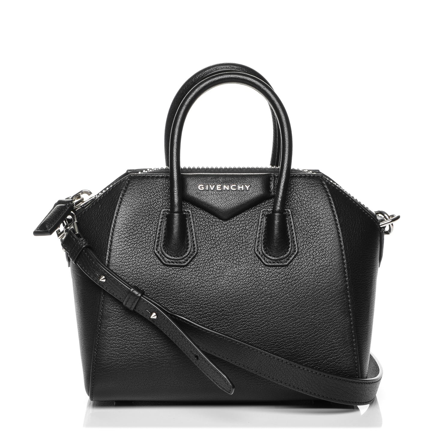 Sugar Goatskin Mini Antigona Black