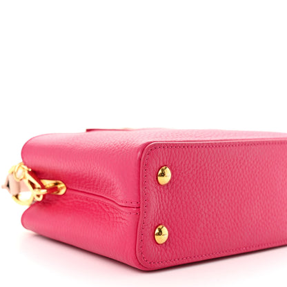 Louis Vuitton Taurillon Flower Chain Capucines Mini Rose Pondicherry 8 of 12