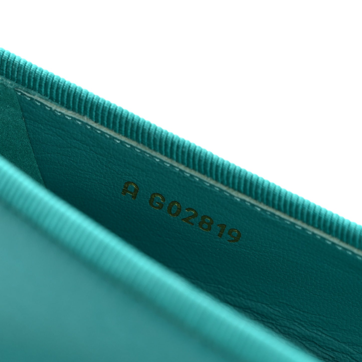 Lambskin Cap Toe CC Ballerina Flats 36.5 Turquoise