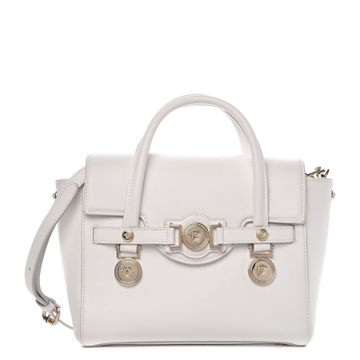Calfskin Small Signature Bag White