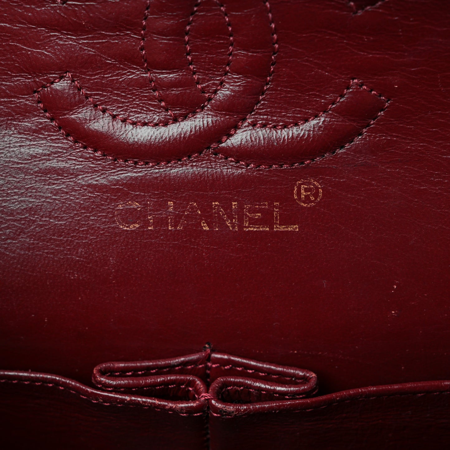 Lambskin Quilted Small Double Flap Black