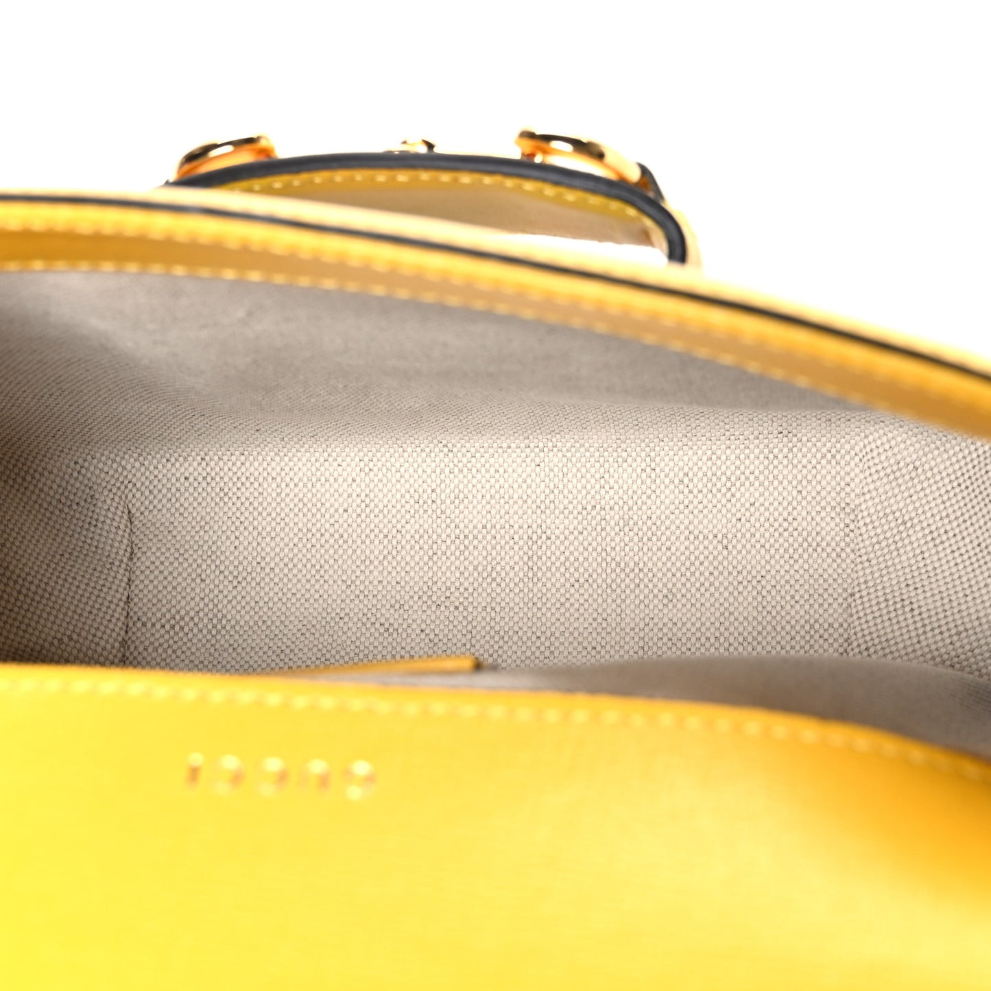 Azalea Calfskin GG Monogram Bi-Color Debossed Horsebit 1955 Shoulder Bag Dusty Azure Stone Topaz Deep Orange