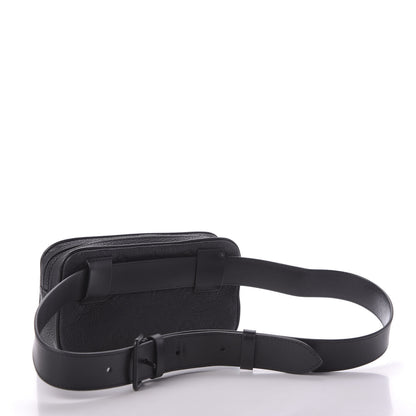 Louis Vuitton Taurillon Monogram Uniformes Solar Ray Soft Pochette Volga Belt Bag Black 3 of 8