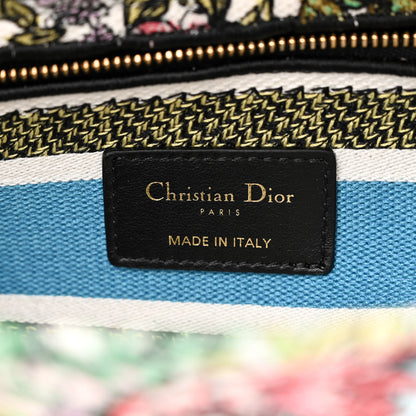 Christian Dior Canvas D-Constellation Embroidered Medium Lady D-Lite Latte Multicolor 6 of 11